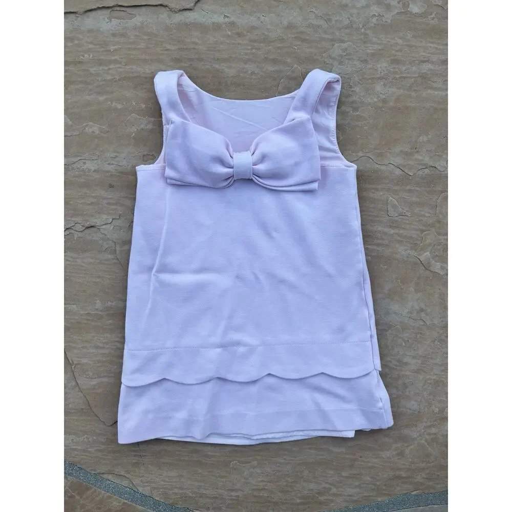 Kate Spade girls Light pink dress With Bow Layered size 5